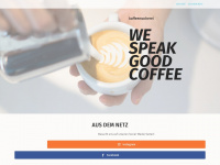 die-kaffeemacherei.de Webseite Vorschau