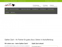 optik-zach.de Webseite Vorschau
