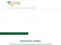 remlinger-rueben.de Webseite Vorschau
