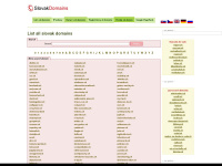 slovakdomains.net Webseite Vorschau