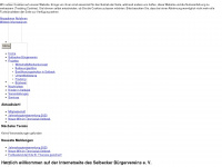 selbecker-buergerverein.de Webseite Vorschau