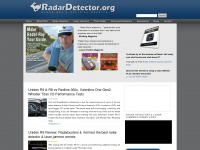 radardetector.org Webseite Vorschau