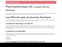 planchaelectrique.net Webseite Vorschau