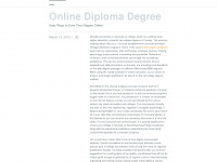 onlinediplomadegree.wordpress.com Webseite Vorschau