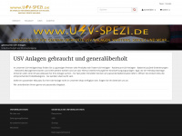 usv-spezi.de Webseite Vorschau