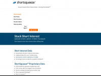shortsqueeze.com Webseite Vorschau