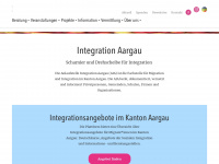 integrationaargau.ch Webseite Vorschau