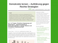 demokratielernen.wordpress.com Webseite Vorschau