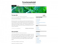 forscherwerkstatt.wordpress.com Webseite Vorschau