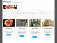 schmiede-donop.de Webseite Vorschau
