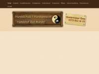 hundehof-bad-münder.de Webseite Vorschau