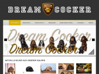 dream-cocker.de Webseite Vorschau