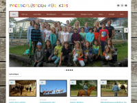 pferdefluestern-fuer-kinder.com Webseite Vorschau