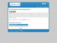 nanlib.hu Webseite Vorschau