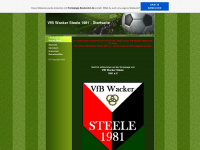 vfb-wacker-steele.de.tl Webseite Vorschau