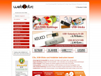 web2disc.com Webseite Vorschau