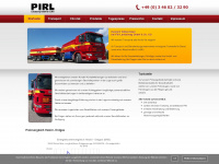 pirl-transporte.de Webseite Vorschau