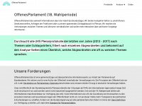 offenesparlament.de Webseite Vorschau