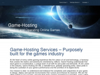 game-hosting.com Webseite Vorschau