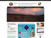 bolivia.de Webseite Vorschau