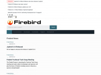 firebirdsql.org Webseite Vorschau