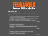 militarypolice.de Webseite Vorschau