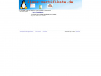 linux-zertifikate.de Webseite Vorschau