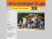 aktive-hundesport-gruppe.de Webseite Vorschau