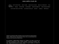 sabho-music.de Webseite Vorschau