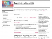 portal-intersektionalitaet.de Webseite Vorschau