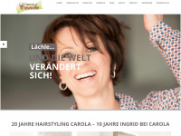 hairstyling-carola.com Webseite Vorschau
