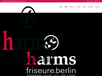 harms-friseure-berlin.de Webseite Vorschau