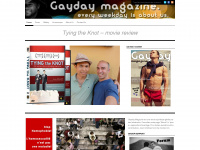 gaydaymagazine.wordpress.com Webseite Vorschau