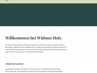 widmer-holz.ch Webseite Vorschau