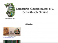 gaudiamundi.de Webseite Vorschau