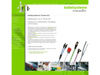 kabelsysteme.ch Webseite Vorschau