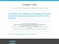 voyageavoile.com Webseite Vorschau