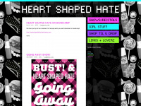 heartshapedhate.com Webseite Vorschau