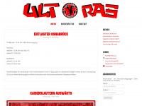 ultras-fortuna.de Webseite Vorschau
