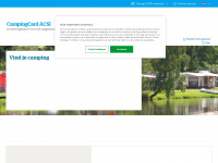 campingcard.nl Webseite Vorschau