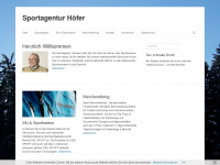 sportagentur-hoefer.de Webseite Vorschau