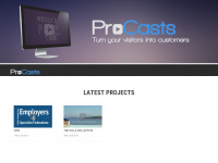 procasts.co.uk Webseite Vorschau