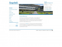 hospitals.at Webseite Vorschau