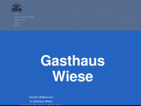 gasthaus-wiese.de Webseite Vorschau