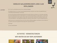 lionsclub-buehl.de Webseite Vorschau