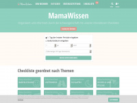 mamawissen.de Webseite Vorschau