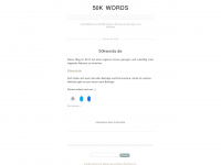 50kwords.wordpress.com Webseite Vorschau