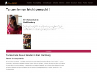 tanzschule-sander.de Webseite Vorschau