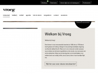 vroeg.nl Webseite Vorschau