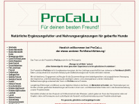 procalu.com Webseite Vorschau